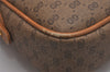 Authentic GUCCI Micro GG PVC Leather Shoulder Cross Body Bag Purse Brown  7431J