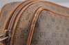 Authentic GUCCI Micro GG PVC Leather Shoulder Cross Body Bag Purse Brown  7431J