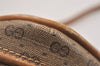 Authentic GUCCI Micro GG PVC Leather Shoulder Cross Body Bag Purse Brown  7431J