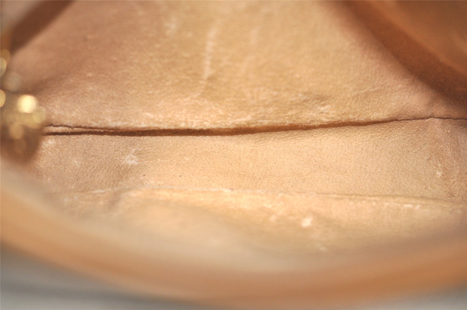 Authentic GUCCI Micro GG PVC Leather Shoulder Cross Body Bag Purse Brown  7431J