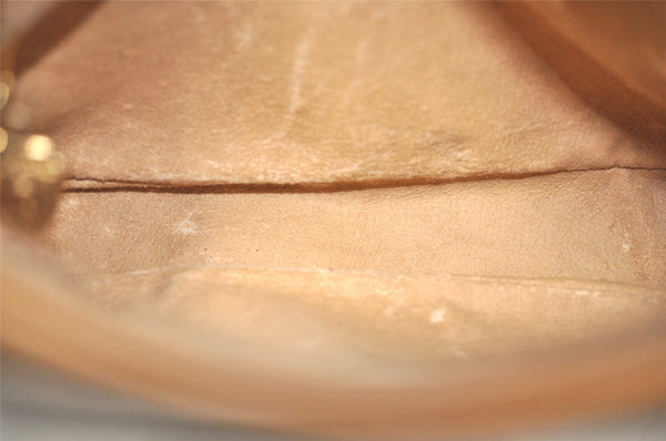 Authentic GUCCI Micro GG PVC Leather Shoulder Cross Body Bag Purse Brown  7431J