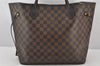 Authentic Louis Vuitton Damier Neverfull MM Shoulder Tote Bag N51105 LV 7431K