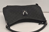 Authentic GUCCI Abbey Shoulder Tote Bag GG Canvas Leather 268636 Black 7432J