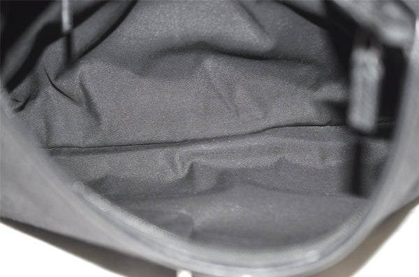 Authentic GUCCI Abbey Shoulder Tote Bag GG Canvas Leather 268636 Black 7432J