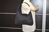 Authentic GUCCI Abbey Shoulder Tote Bag GG Canvas Leather 268636 Black 7432J