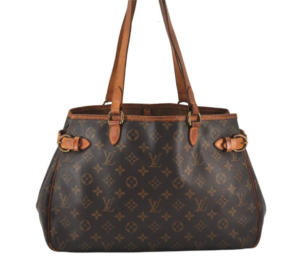 Authentic Louis Vuitton Monogram Batignolles Horizontal Tote Bag M51154 LV 7432K