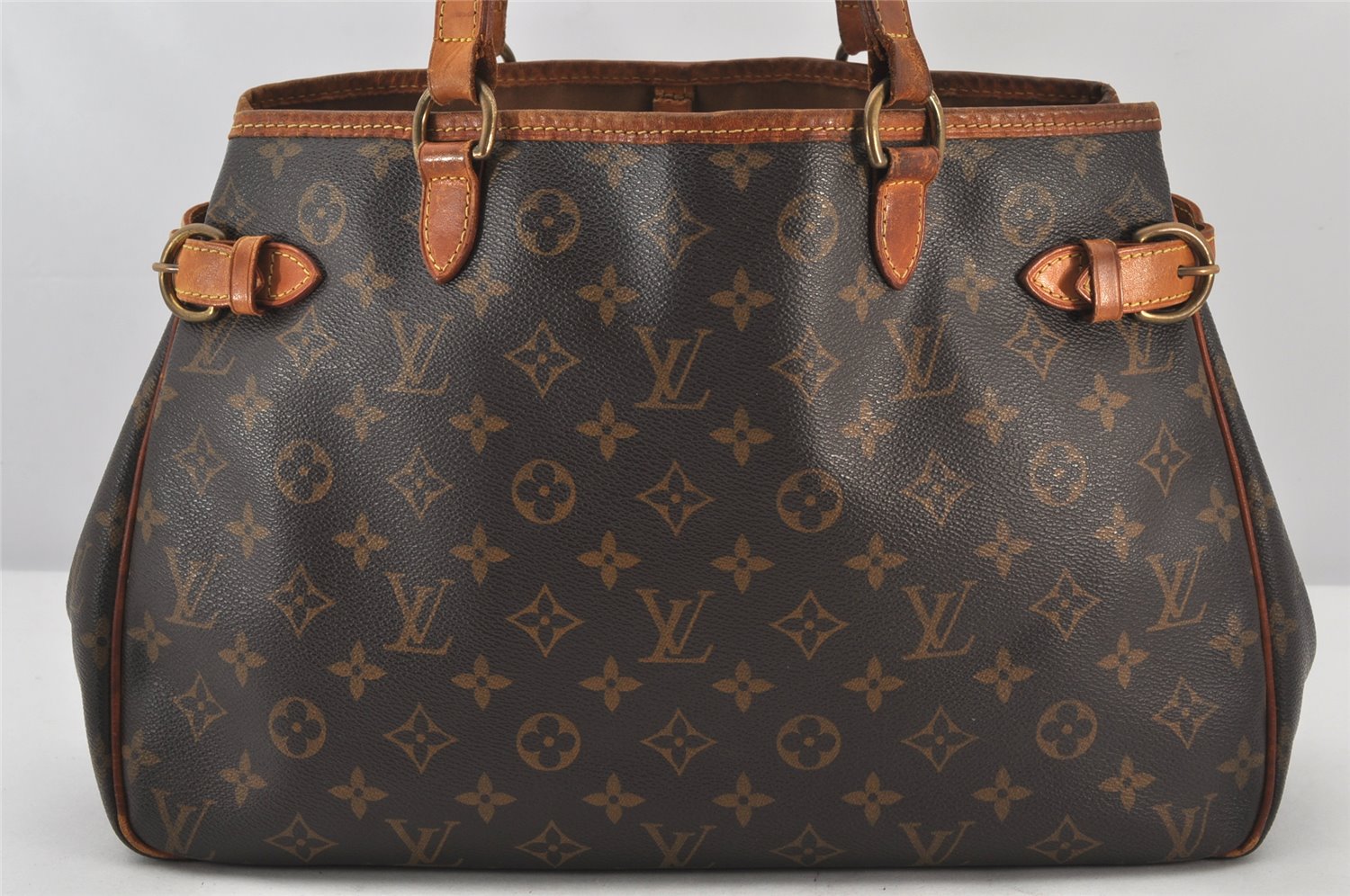 Authentic Louis Vuitton Monogram Batignolles Horizontal Tote Bag M51154 LV 7432K