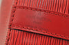 Authentic Louis Vuitton Epi Petit Noe Shoulder Drawstring Bag M44107 Red 7433J