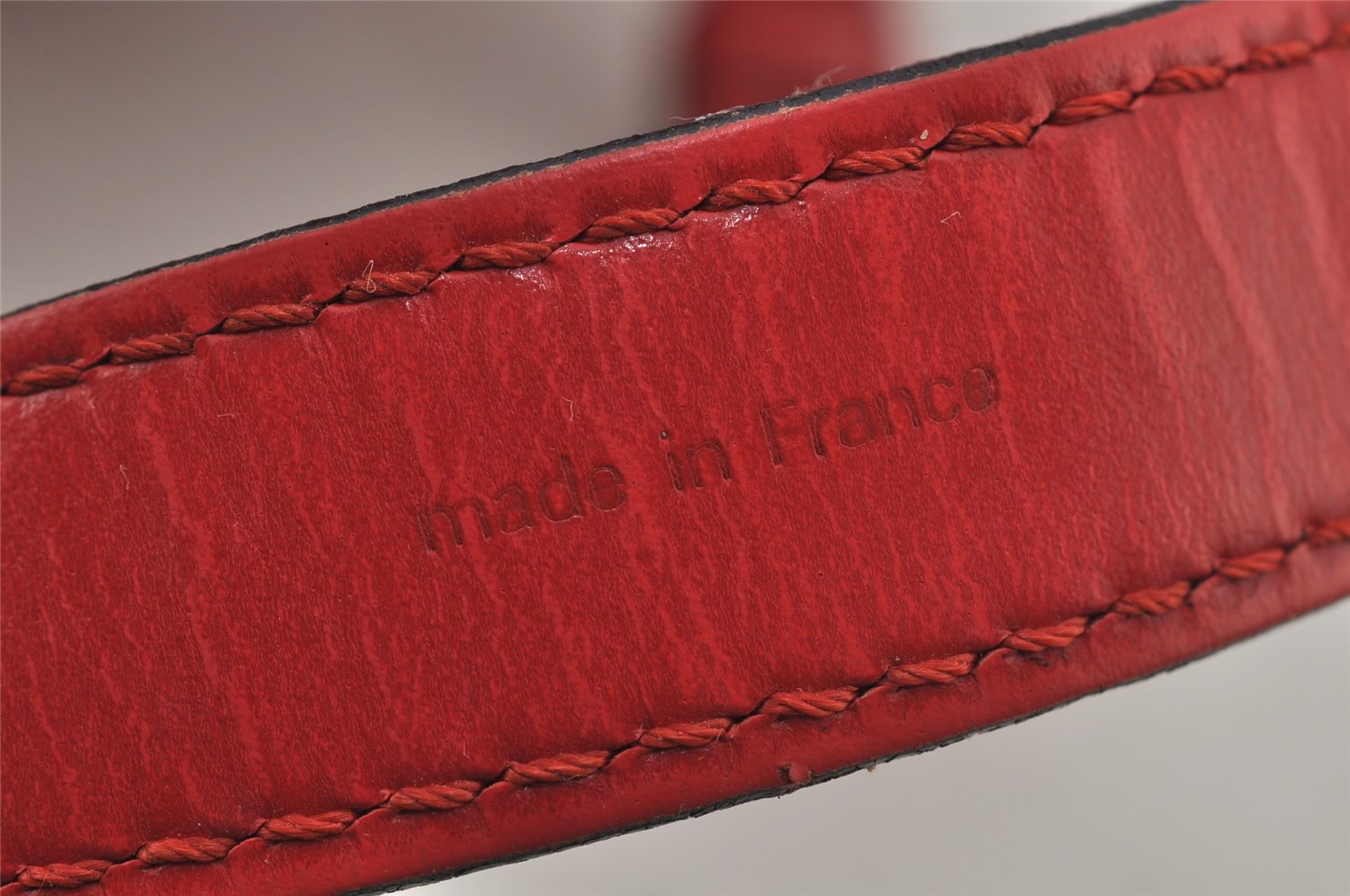 Authentic Louis Vuitton Epi Petit Noe Shoulder Drawstring Bag M44107 Red 7433J