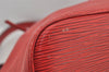 Authentic Louis Vuitton Epi Petit Noe Shoulder Drawstring Bag M44107 Red 7433J