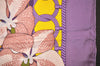 Authentic HERMES Carre 90 Scarf "Souvenirs d'Asie" Silk Purple 7434J