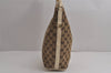 Authentic GUCCI New Britt Shoulder Bag GG Canvas Leather 182491 Brown 7435J