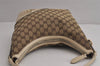 Authentic GUCCI New Britt Shoulder Bag GG Canvas Leather 182491 Brown 7435J