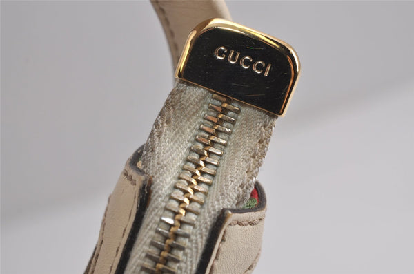 Authentic GUCCI New Britt Shoulder Bag GG Canvas Leather 182491 Brown 7435J