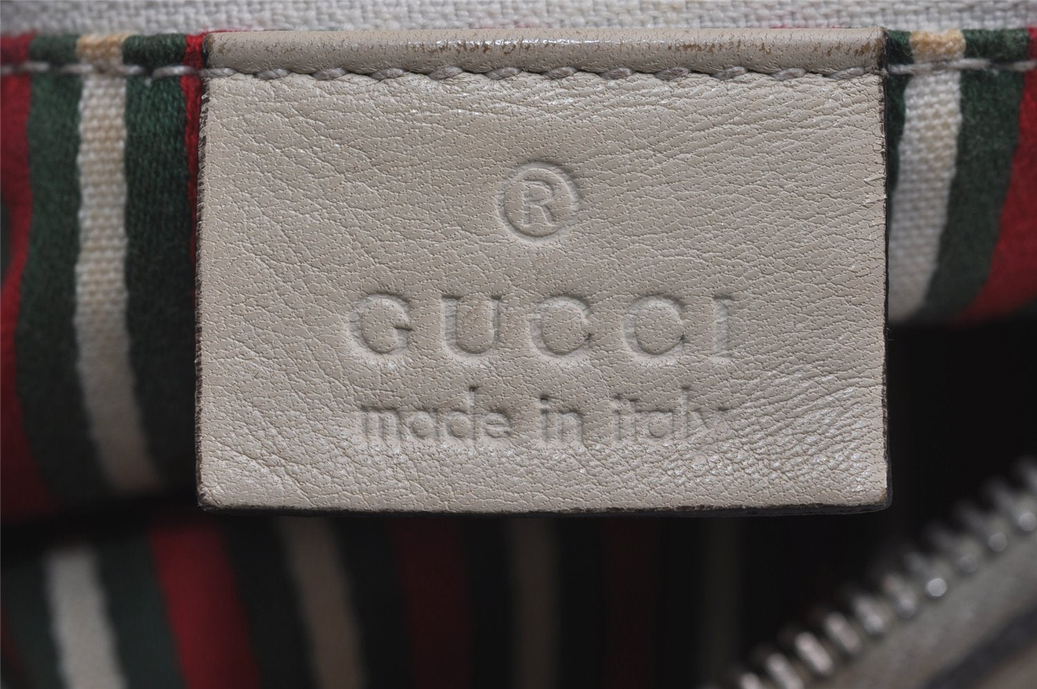 Authentic GUCCI New Britt Shoulder Bag GG Canvas Leather 182491 Brown 7435J