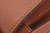 Authentic Louis Vuitton Epi Serviette Fermoir Briefcase Brown M54358 LV 7436H
