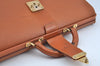 Authentic Louis Vuitton Epi Serviette Fermoir Briefcase Brown M54358 LV 7436H