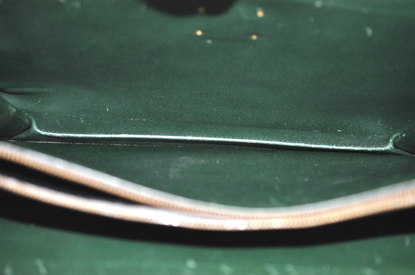 Authentic Louis Vuitton Epi Serviette Fermoir Briefcase Brown M54358 LV 7436H