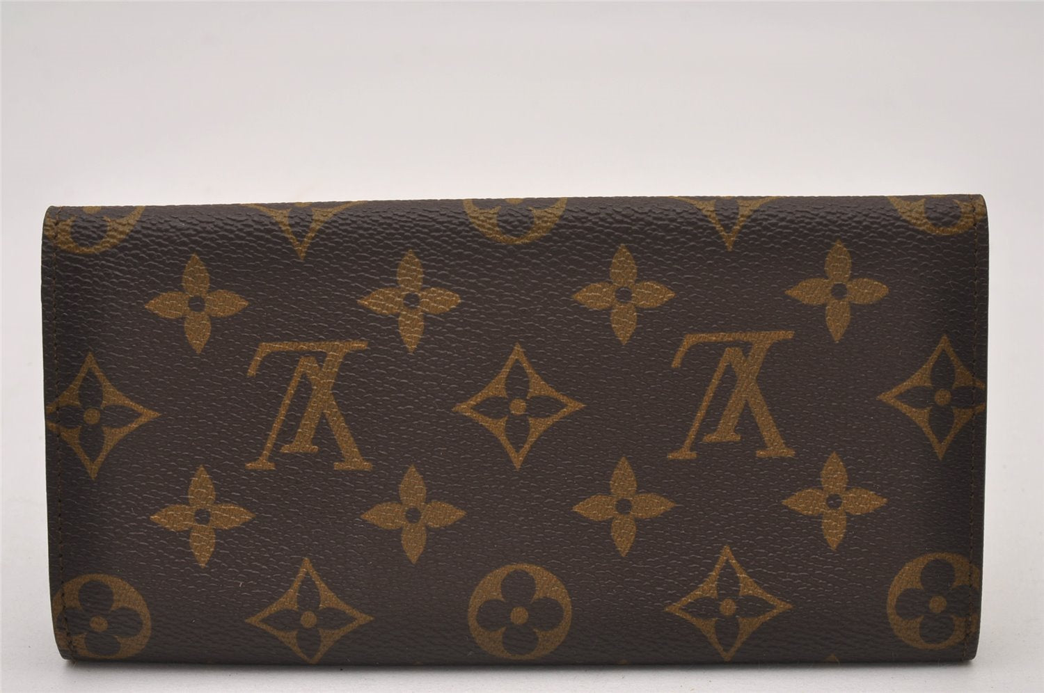 Authentic Louis Vuitton Monogram Porte Yen Long Wallet Purse M61820 LV 7437I