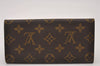 Authentic Louis Vuitton Monogram Porte Yen Long Wallet Purse M61820 LV 7437I