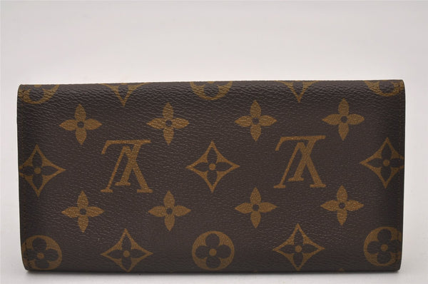 Authentic Louis Vuitton Monogram Porte Yen Long Wallet Purse M61820 LV 7437I