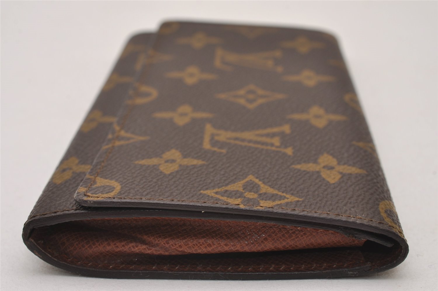 Authentic Louis Vuitton Monogram Porte Yen Long Wallet Purse M61820 LV 7437I