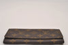 Authentic Louis Vuitton Monogram Porte Yen Long Wallet Purse M61820 LV 7437I