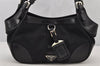 Authentic PRADA Vintage Nylon Tessuto Shoulder Hand Bag Purse Black 7437J