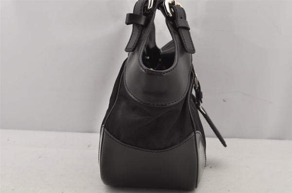 Authentic PRADA Vintage Nylon Tessuto Shoulder Hand Bag Purse Black 7437J