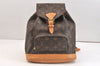 Authentic Louis Vuitton Monogram Montsouris MM Backpack M51136 LV 7437K