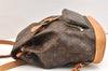 Authentic Louis Vuitton Monogram Montsouris MM Backpack M51136 LV 7437K