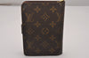 Authentic Louis Vuitton Monogram Porte Papier Zip Bifold Wallet M61207 LV 7438I