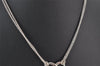 Authentic TIFFANY & Co. Double Chain Infinite Motif Necklace Silver 7438K