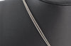 Authentic TIFFANY & Co. Double Chain Infinite Motif Necklace Silver 7438K