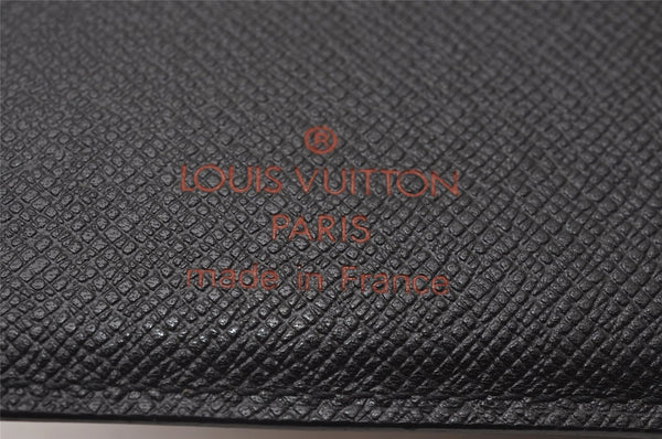 Authentic Louis Vuitton Epi Z Agenda PM Notebook Cover Black R20092 LV 7439I