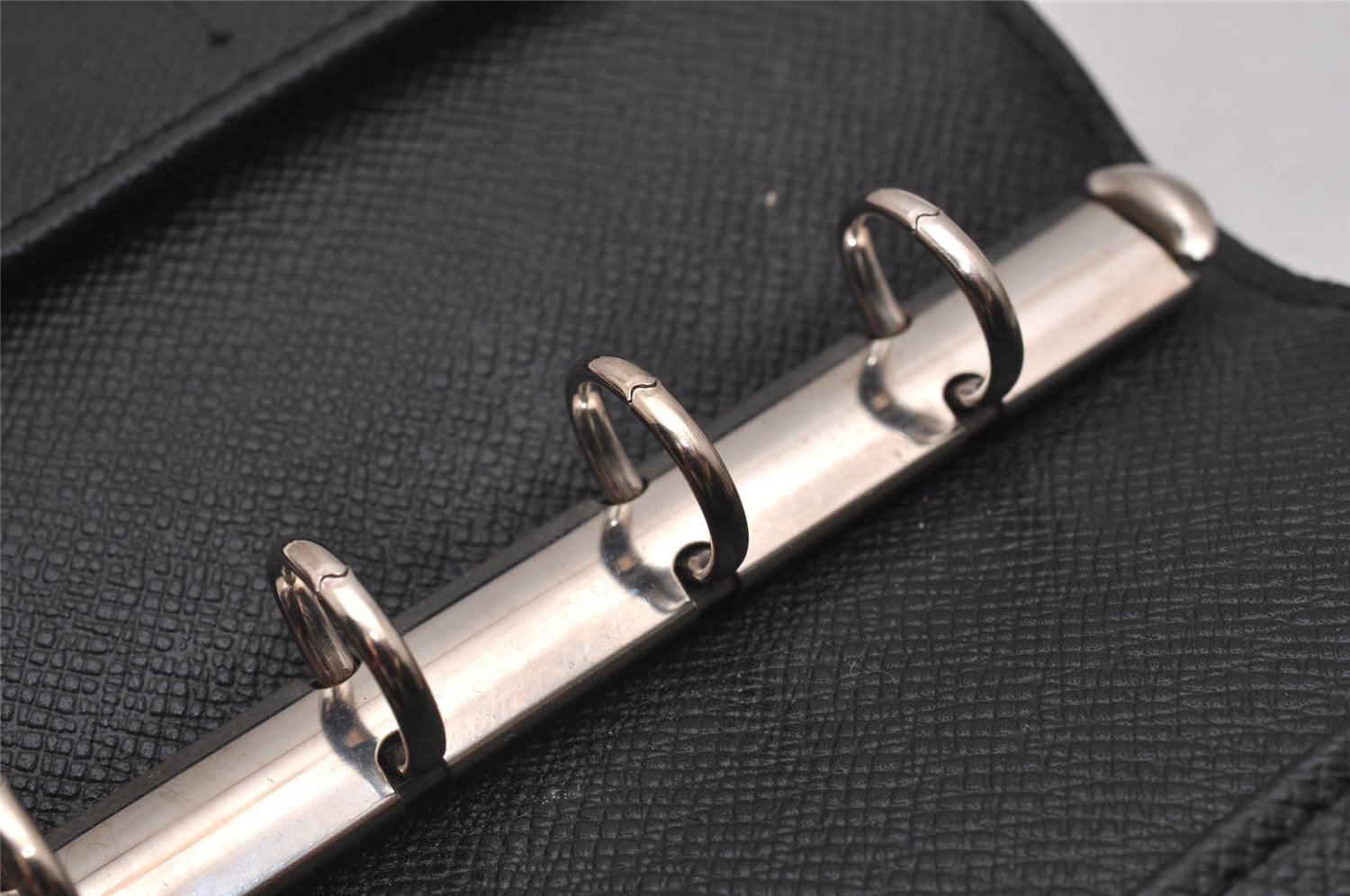 Authentic Louis Vuitton Epi Z Agenda PM Notebook Cover Black R20092 LV 7439I