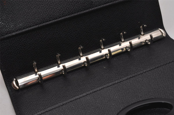 Authentic Louis Vuitton Epi Z Agenda PM Notebook Cover Black R20092 LV 7439I