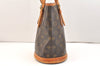 Authentic Louis Vuitton Monogram Bucket PM Shoulder Tote Bag M42238 Junk 7439K