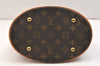 Authentic Louis Vuitton Monogram Bucket PM Shoulder Tote Bag M42238 Junk 7439K