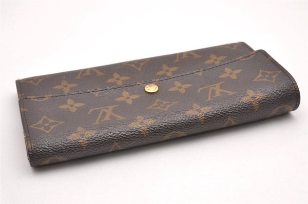 Auth Louis Vuitton Monogram Pochette Porte Monnaie Credit Wallet M61725 LV 7440I