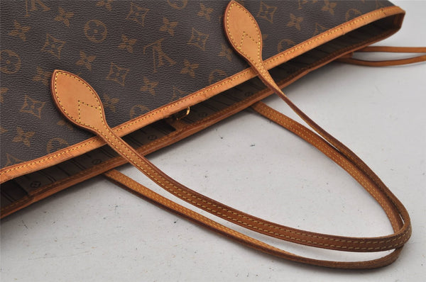 Authentic Louis Vuitton Monogram Neverfull GM Shoulder Tote Bag M40157 LV 7441J