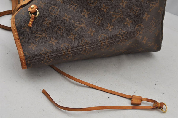 Authentic Louis Vuitton Monogram Neverfull GM Shoulder Tote Bag M40157 LV 7441J