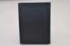 Authentic HERMES Agenda GM Notebook Cover Day Planner Leather Navy Blue 7442I