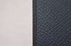 Authentic HERMES Agenda GM Notebook Cover Day Planner Leather Navy Blue 7442I