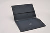 Authentic HERMES Agenda GM Notebook Cover Day Planner Leather Navy Blue 7442I