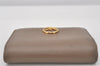 Authentic FENDI F is FENDI Vintage Bifold Wallet Purse Leather Brown 7442K