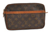 Authentic Louis Vuitton Monogram Compiegne 23 Clutch Hand Bag M51847 LV 7443J