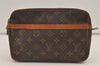 Authentic Louis Vuitton Monogram Compiegne 23 Clutch Hand Bag M51847 LV 7443J