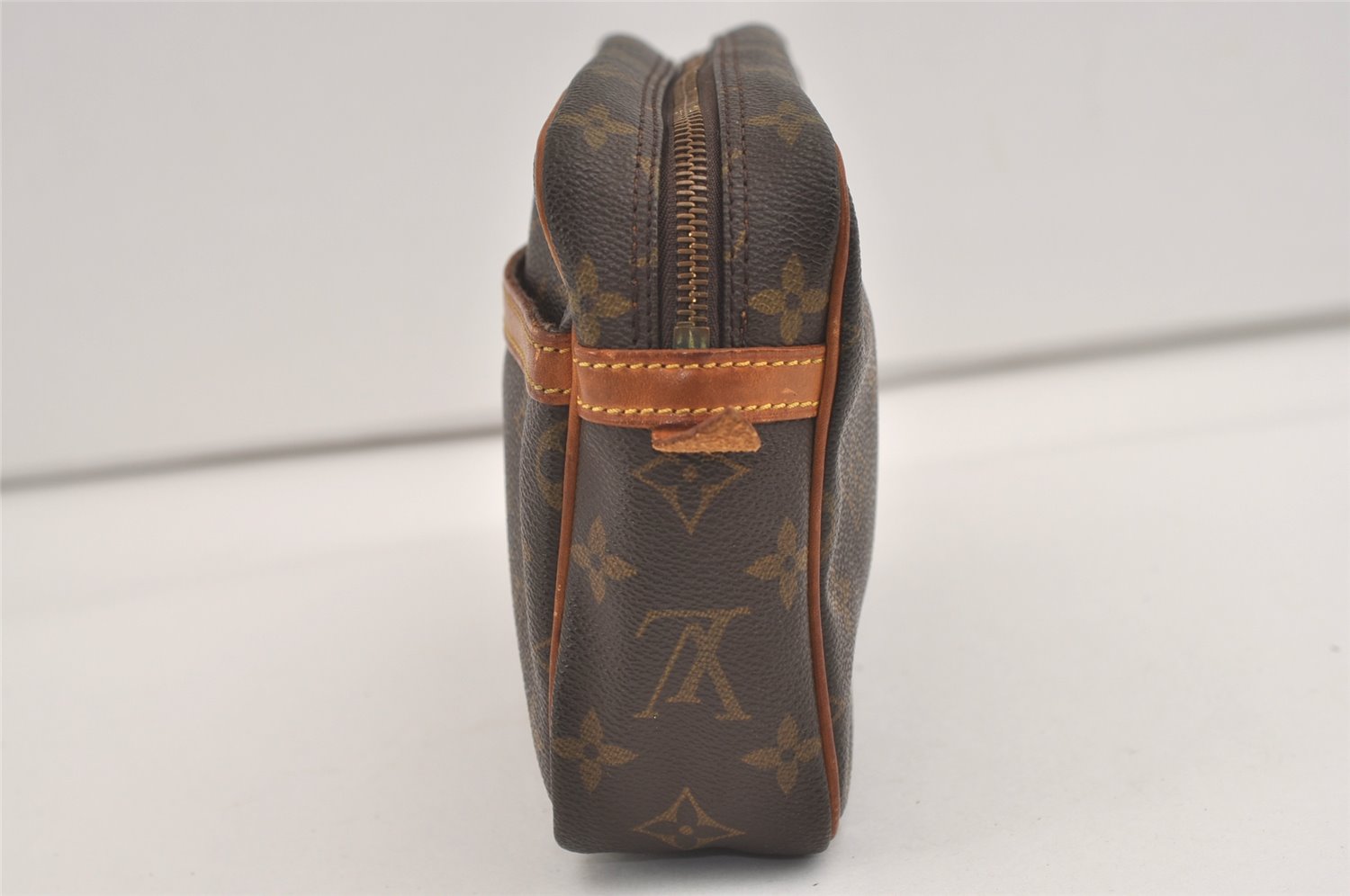 Authentic Louis Vuitton Monogram Compiegne 23 Clutch Hand Bag M51847 LV 7443J