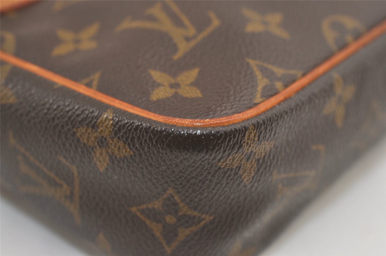 Authentic Louis Vuitton Monogram Compiegne 23 Clutch Hand Bag M51847 LV 7443J